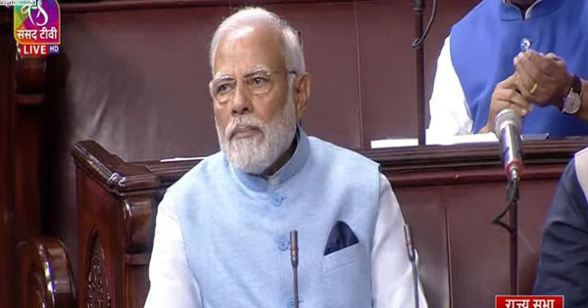 In a message to sustainability, PM Modi wears jacket made from recycled plastic bottles